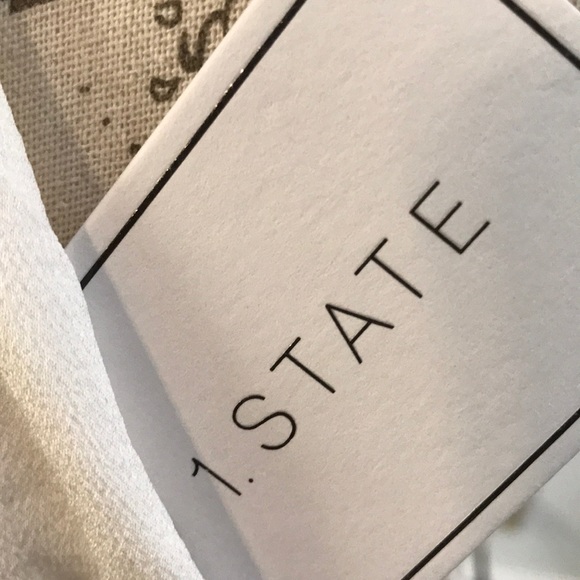 NWT 1. State White Sleeveless Top - Picture 6 of 7